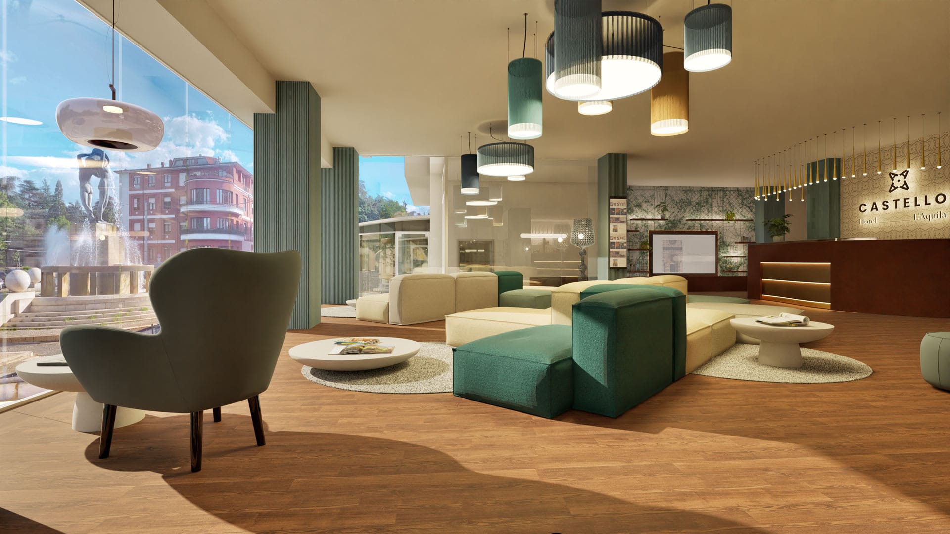 Hall Hotel Castello Laquila 02